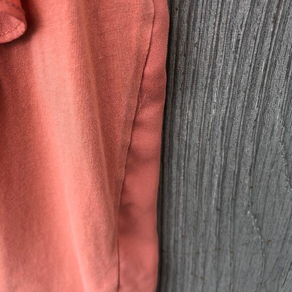 Loft Outlet Mixed Media Ruffle Sleeve Blouse - Picture 6 of 6